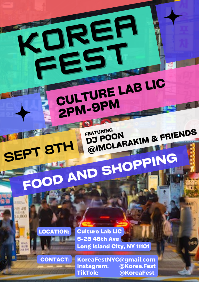 Flier for Korea Fest.
